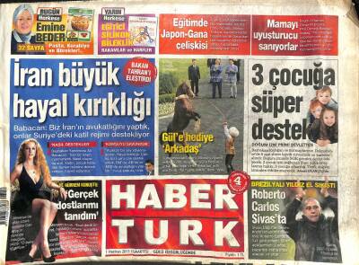 Haber Türk Gazetesi 1 Haziran 2013 - Brezilyalı Yıldız Roberto Carlos Sivasta GZ113262 - 1