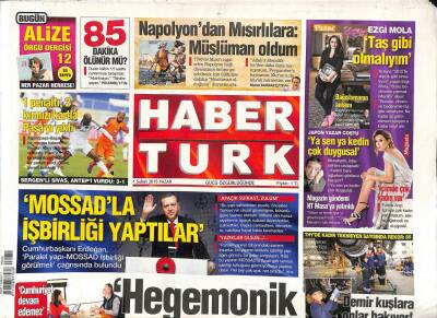 Haber Türk Gazetesi 1 Şubat 2015 - Ezgi Mola Taş Gibi Olmalıyım GZ106341 - 1