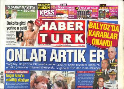 Haber Türk Gazetesi 10 Ekim 2013 - ABDde Merkez Yelleniyor - Bin 87 Türk ABD Yolcusu GZ113249 - 1