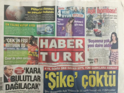 Haber Türk Gazetesi 10 Ekim 2015 - Caner Erkinle Ayrılacakları Konuşulan Asena Boşanmak Yok Yeniden Daire Aldık GZ27745 - 1