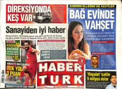 Haber Türk Gazetesi 10 Eylül 2013 - Kanal İstanbul Dünyayı Değiştirecek İlk Proje GZ100779 - 2