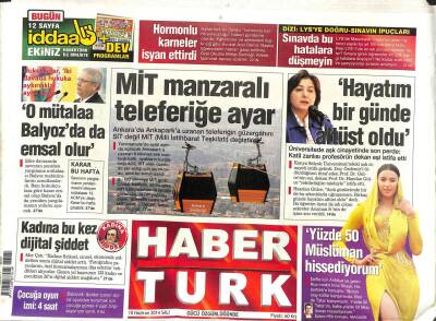 Haber Türk Gazetesi 10 Haziran 2014 - İranla 10 Anlaşma GZ104789 - 1