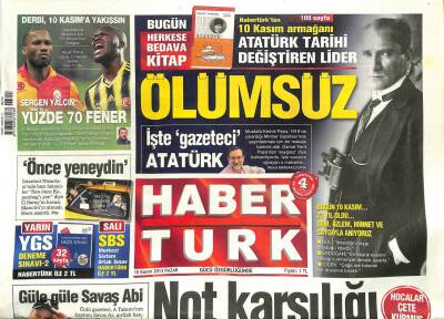 Haber Türk Gazetesi 10 Kasım 2013 - Haiyan Tayfunu , Filipinleri Yıktı Geçti 1200 Ölü GZ100526 - 1