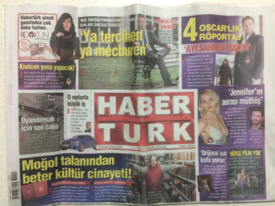 Haber Türk Gazetesi 10 Ocak 2016 - Murat Bardakçı,Moğol Talanından Beter Kültür Cinayeti GZ27653 - 1
