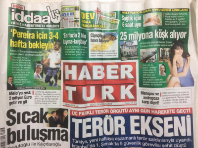 Haber Türk Gazetesi 11 Ağustos 2015 - Nil Karaibrahimgil 25 Milyona Köşk Alıyor GZ27928 - 1