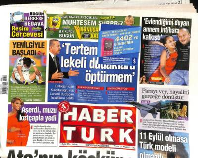 Haber Türk Gazetesi 11 Eylül 2011 - Beyonce Aşerdi , Muzu Ketçapla Yedi - 11 Eylül Olmasa Türk Modeli Olmazdı GZ92523 - 1