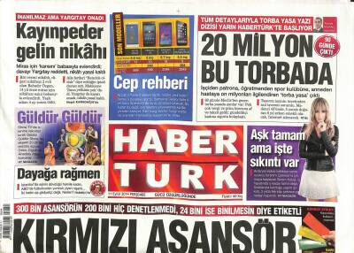 Haber Türk Gazetesi 11 Eylül 2014 - Ali Ağaoğlu , Sevgilisiyle Yat Turunda GZ109045 - 1