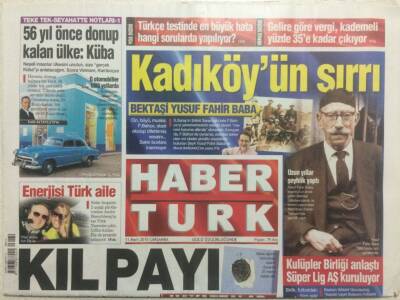 Haber Türk Gazetesi 11 Mart 2015 - Bilicin Kabusu Duran Top GZ29377 - 1