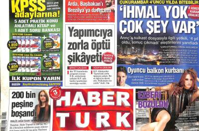 Haber Türk Gazetesi 12 Eylül 2013 - Özala Suikast Davasında Gizli Tanık Semra Özal Dedi GZ104991 - 1