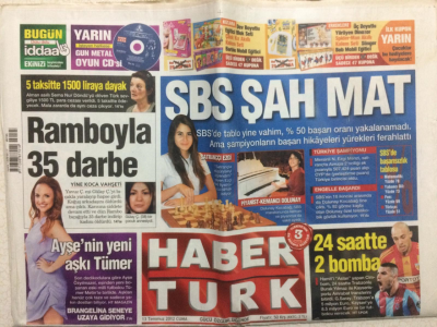 Haber Türk Gazetesi 13 Temmuz 2012 - Ayşe Özyılmazelin Yeni Aşkı Tümer GZ27651 - 1