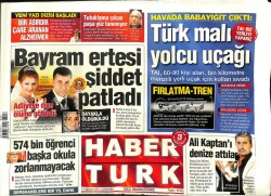 Haber Türk Gazetesi 14 Ağustos 2013 - Türk Malı Yolcu Uçağı GZ101224 - 1