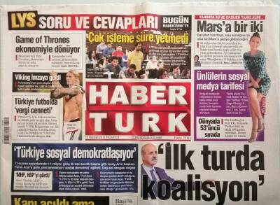 Haber Türk Gazetesi 15 Haziran 2015 Alman Derin Devleti Saldırıyı Örtbas Etmiş - GZ44746 - 2