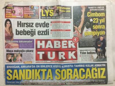 Haber Türk Gazetesi 16 Haziran 2013 - GeziÇıkmıyoruz Direnişe Devam GZ29286 - 1