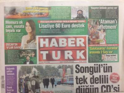Haber Türk Gazetesi 16 Ocak 2015 - Aselsanda 6.Ölüm GZ29382 - 1