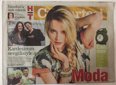 Haber Türk Gazetesi 17 Nisan 2010 - Ezgi Mola Ve İlker Aksum İle Röportaj GZ26414 - 1