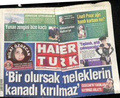 Haber Türk Gazetesi 17 Şubat 2015 - Bodrumda 40 Kaçak Göçmen Yakalandı - Milat Özgecan Aslan GZ100709 - 2