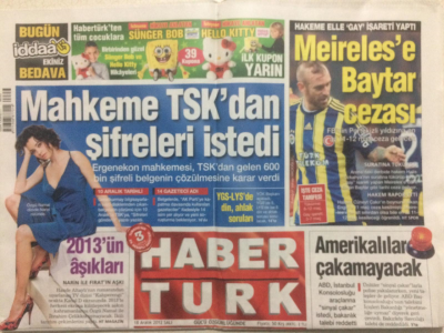 Haber Türk Gazetesi 18 Aralık 2012 - Mahkeme TSKdan Şifreleri İstedi GZ27181 - 1