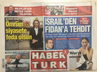 Haber Türk Gazetesi 19 Ekim 2013 - Simon Pierro,Hülya Avşar İle Evlenirim GZ29369 - 1