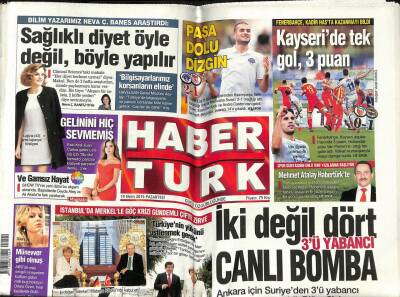 Haber Türk Gazetesi 19 Ekim 2015 - Tuncelide Askeri Araca Bombalı Saldırı 2 Şehit GZ100471 - 2