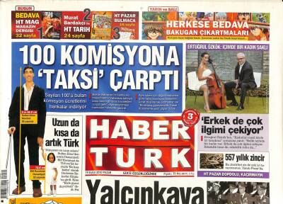 Haber Türk Gazetesi 19 Eylül 2010 - Kim Daha İyi ? Ajda Pekkan Mı , Cher Mi ? GZ93687 - 1