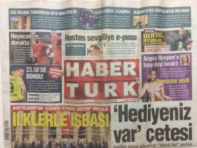 Haber Türk Gazetesi 2 Eylül 2015 - Araplar Meryem Uzerliye Kızıp Diziyi Bıraktı GZ27935 - 1
