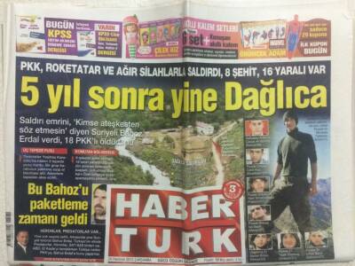 Haber Türk Gazetesi 20 Haziran 2012 - Beş Yıl Sonra Yine Dağlıca GZ29396 - 1