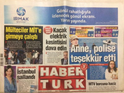 Haber Türk Gazetesi 20 Mart 2013 - Terör Biterse Mhpden Ne Kalır GZ27923 - 1