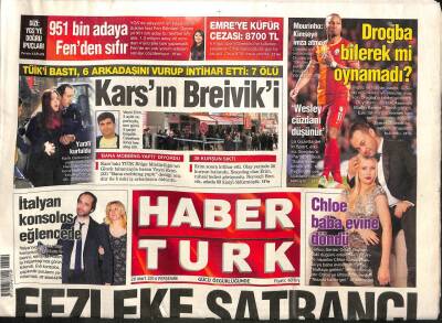 Haber Türk Gazetesi 20 Mart 2014 - Serdar Ortaçın Nişanlısı Chloe Baba Evine Döndü GZ98974 - 1