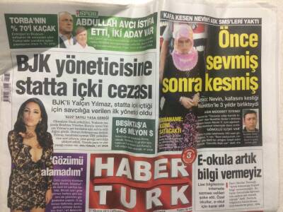 Haber Türk Gazetesi 21 Ağustos 2013 - Darbede İsrail Belgesi GZ29705 - 1
