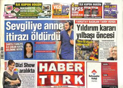 Haber Türk Gazetesi 21 Kasım 2013 - Yargıtay Başkanı Tarih Verdi Aziz Yıldırım Kararı Yılbaşı Öncesi GZ107425 - 1
