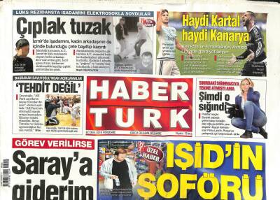 Haber Türk Gazetesi 22 Ekim 2015 - Ankara Saldırısı , Terör Ve Seçim Güvenliği Önlemleri Masaya Yatırıldı GZ109062 - 1