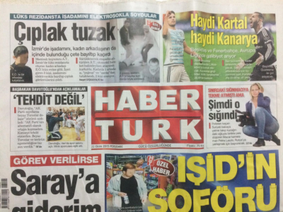 Haber Türk Gazetesi 22 Ekim 2015 - Düşes Göz Kamaştırdı GZ27858 - 1