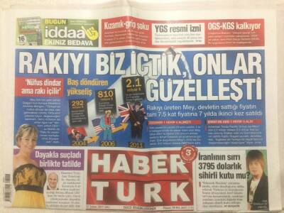 Haber Türk Gazetesi 22 Şubat 2011 - Rihannanın Saati Yarım Milyon Dolar GZ51579 - 1