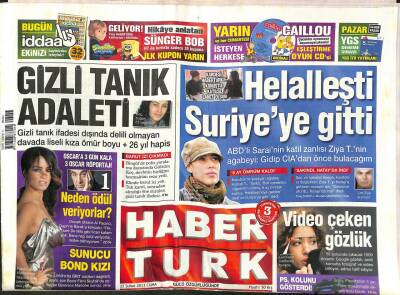 Haber Türk Gazetesi 22 Şubat 2013 - Şamın Kalbine Bomba 53 Ölü GZ113250 - 1