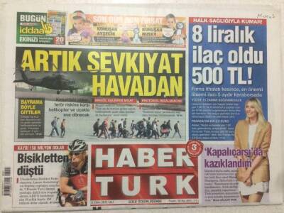 Haber Türk Gazetesi 23 Ekim 2012 - Esadlı Çözüm İddiası GZ47753 - 1