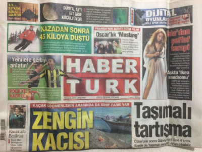 Haber Türk Gazetesi 23 Eylül 2015 - Sıladan Şeffaf Terapi GZ27511 - 1