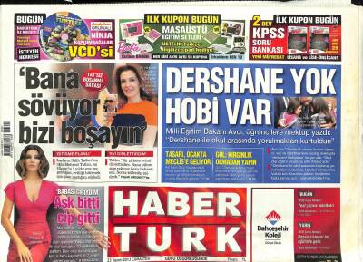 Haber Türk Gazetesi 23 Kasım 2013 - Ukrayna Hükümeti , AB İle Ortaklık Anlaşmasını Rafa Kaldırdı GZ100585 - 2