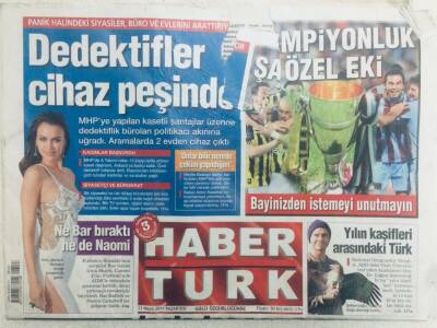 Haber Türk Gazetesi 23 Mayıs 2011 - Dedektifler Cihaz Peşinde GZ40617 - 1