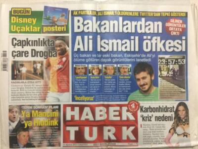 Haber Türk Gazetesi 24 Ağustos 2013 - Çapkınlıkta Çare Drogba GZ29700 - 1