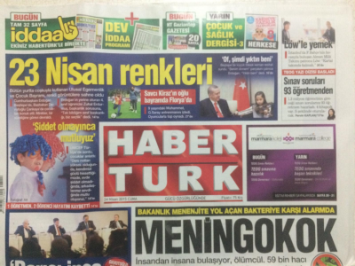 Haber Türk Gazetesi 24 Nisan 2015 - Galatasaray,7de 7 Yaparsak Şampiyonuz GZ27192 - 1