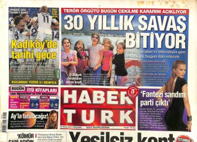 Haber Türk Gazetesi 25 Nisan 2013 - Demet Akalın Fantezi Sandım Parti Çıktı GZ109058 - 1
