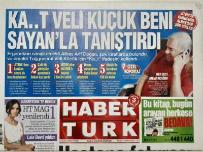 Haber Türk Gazetesi 26 Eylül 2010 - Arif Doğan,Veli Küçük Beni Sayanla Tanıştırdı - Doğum Günü Hediyesi GZ52910 - 1