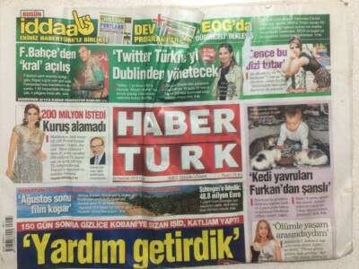 Haber Türk Gazetesi 26 Haziran 2015 - Fenerbahçeden Kral Açılış GZ29283 - 1