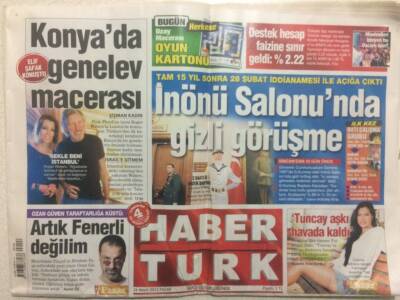 Haber Türk Gazetesi 26 Mayıs 2013 - Ajda Pekkan Niye Hastanede GZ29709 - 1