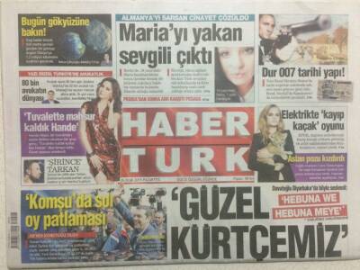 Haber Türk Gazetesi 26 Ocak 2015 - Almanyayı Sarsan Cinayet Çözüldü GZ29367 - 1