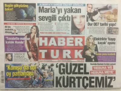 Haber Türk Gazetesi 26 Ocak 2015 - Yunanistanda Sol Oy Patlaması GZ29366 - 1