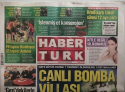 Haber Türk Gazetesi 27 Ekim 2015 Işide Büyük Darbe 7 Terörist Öldürüldü 12si Yakalandı - GZ44747 - 2