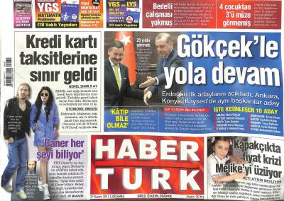 Haber Türk Gazetesi 27 Kasım 2013 - Gurbet Cezaevlerinde 4ü İdamlık 6 Bin Türk GZ104783 - 1
