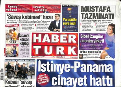 Haber Türk Gazetesi 28 Ocak 2015 - Işidin Yaktığı Kobani Müze Oluyor GZ109047 - 1