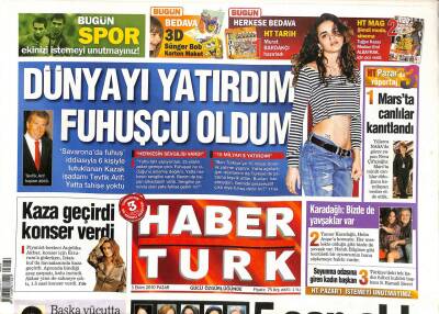 Haber Türk Gazetesi 3 Ekim 2010 - Clintonla Boğaza Karşı Sohbet - Bakan Çağlayan 152 Bin İthal Giysiyi İmha Ettik GZ96834 - 1